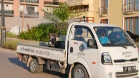 Başiskele’de sinek ve haşerelere karşı ilaçlama çalışmaları sürüyor