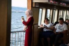 İzmit Körfezi’nde vapur keyfi