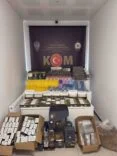 Kocaeli’de 8 adrese eş zamanlı baskın: 1 ton 160 kilo tütün ele geçirildi