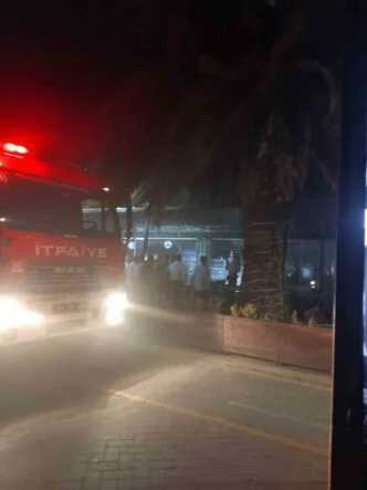 Körfez’de kafenin mutfağında çıkan yangın hasara neden oldu