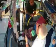 Penseyi silah gibi gösterip şoförü tehdit eden yolcu yakalandı