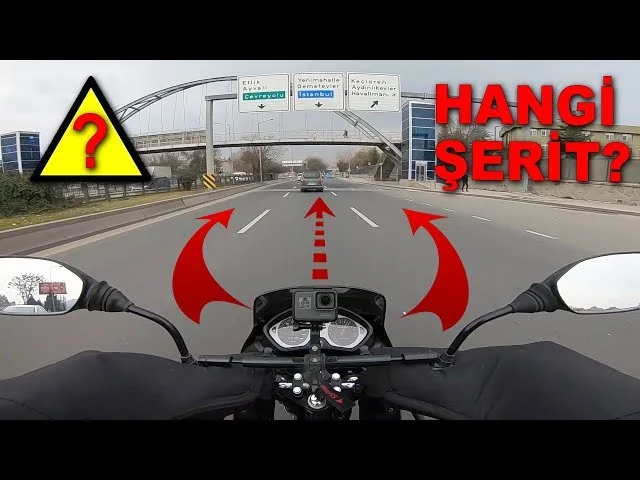 Motosiklet Sürücülerinin Şerit İhlalleri Tepki Çekiyor