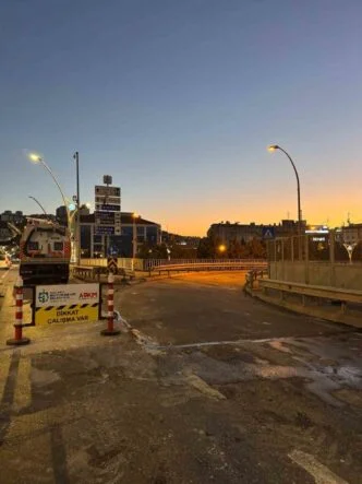 Adalet Köprüsü’nde asfalt çalışması tamamlandı