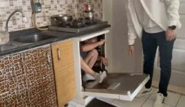 31 yıl hapis cezasıyla aranan hükümlü, bulaşık makinesi içinde yakalandı